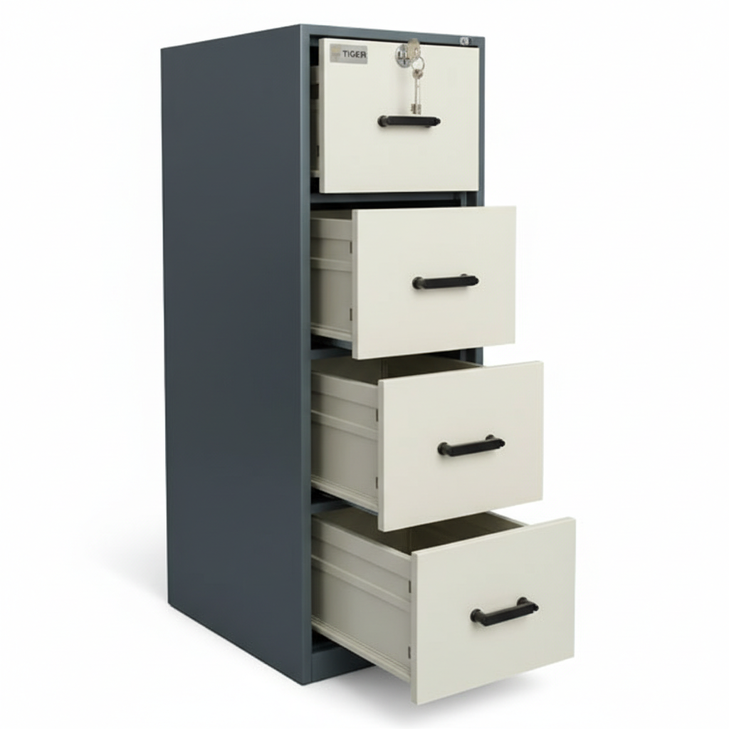 4 Drawer Fire resistance Filing Cabinet 460 Kg